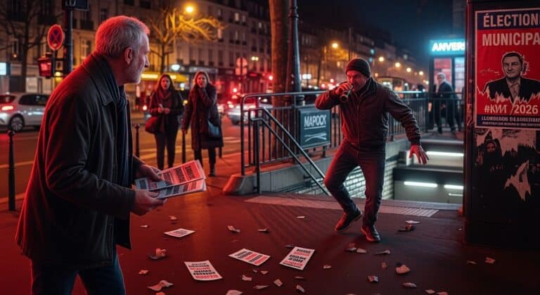 Agression Campagne Municipales Paris IXe
