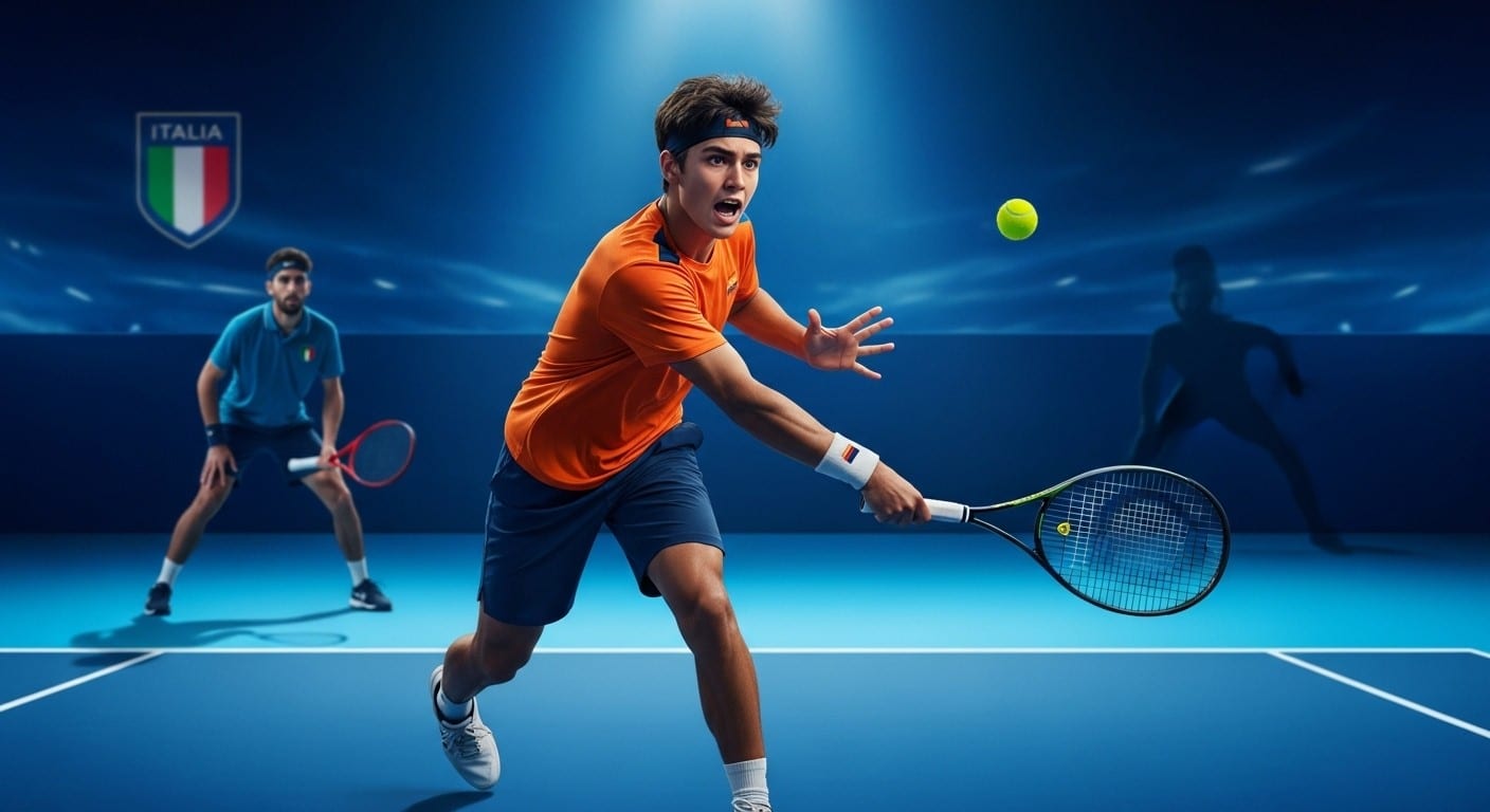 Découvrez comment Carlos Alcaraz a transformé son jeu en indoor avec un revers destructeur et un service puissant. Analyse exclusive avant la finale explosive contre Sinner aux ATP Finals.