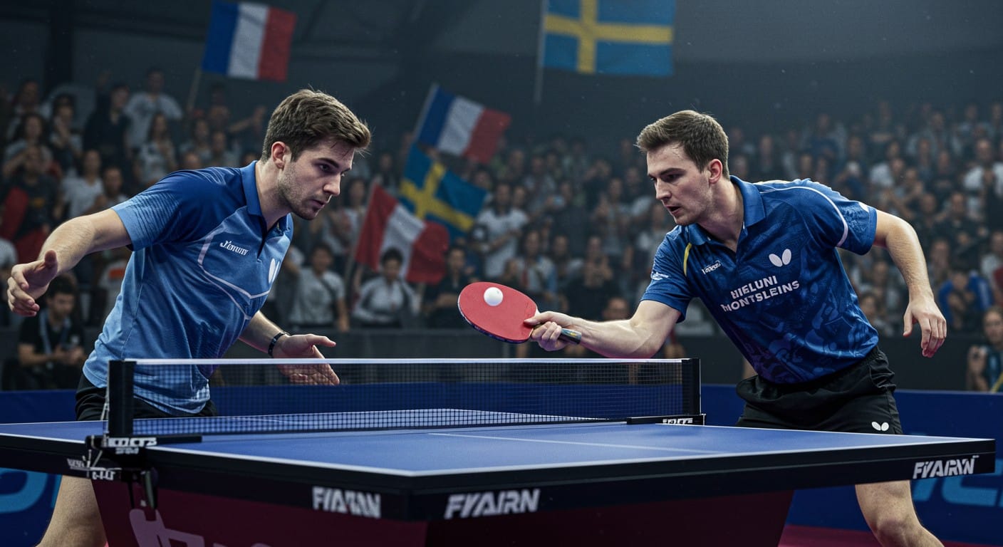 Suivez Alexis Lebrun face à Truls Moregard en demi-finale du WTT Champions Montpellier. Le Français vise la finale contre le vice-champion olympique. Suspense garanti !