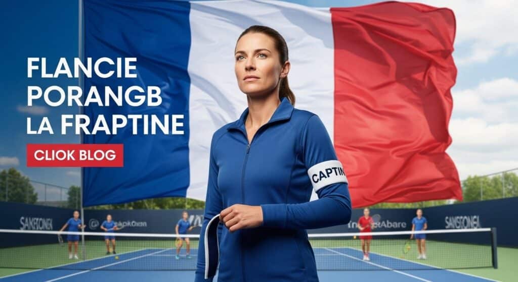 Alizé Cornet Capitaine France BJK Cup
