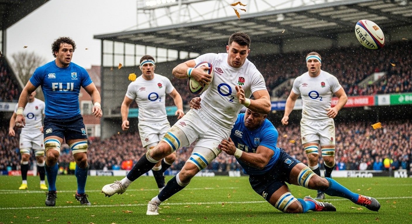 Décryptage du match Angleterre-Fidji (38-18) : résistance fidjienne, supériorité anglaise et clés pour France-Fidji le 15 novembre. Analyse complète et perspectives.