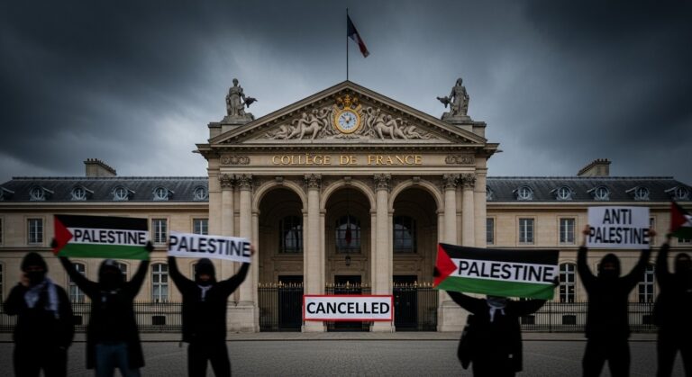 Annulation Colloque Palestine Collège France