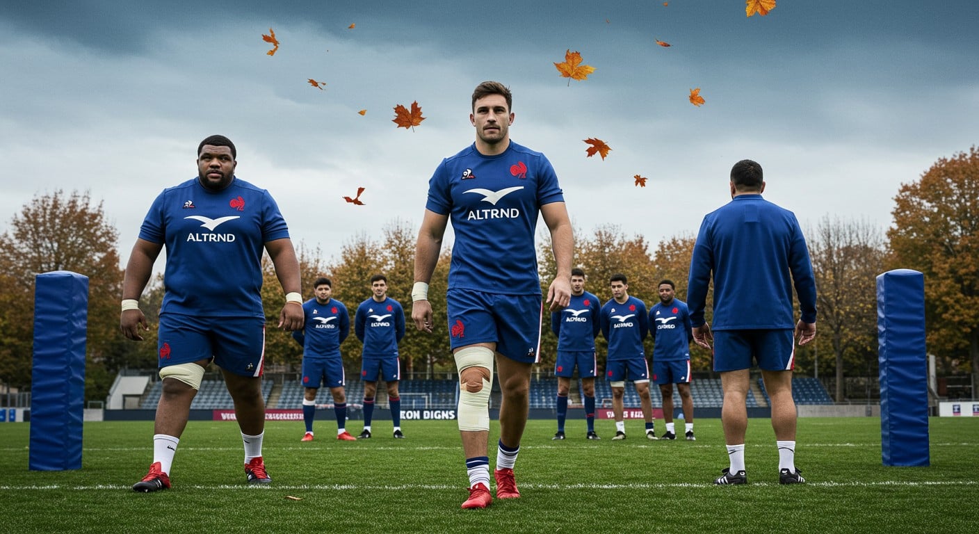 Découvrez le retour progressif d'Antoine Dupont au sein du XV de France à Marcoussis, accompagné d'Uini Atonio. Préparation pour la tournée de novembre sans eux, mais avec des enjeux captivants.