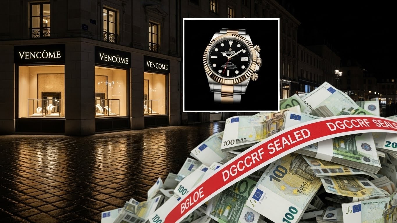 Un géant parisien de la revente de montres de luxe écope d’une sanction inédite pour non-respect des règles sur les paiements en espèces. 120 000 € pour l’entreprise, 120 000 € pour les dirigeants… Que s’est-il vraiment passé ?