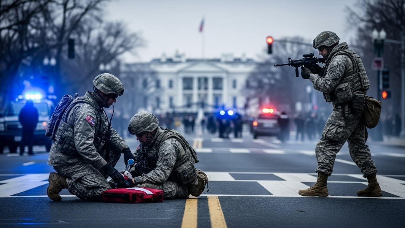 Décryptage complet de l'attaque choc près de la Maison Blanche : un immigré afghan blesse gravement deux soldats. Réaction immédiate de Trump, menaces ignorées, contexte explosif.