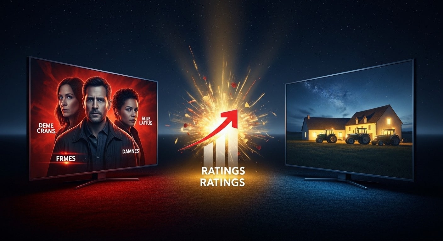 Découvrez comment TF1 a renversé la domination historique de M6 le lundi soir en 2025. Fictions premium, castings XXL : la stratégie gagnante face à L'Amour est dans le Pré enfin décryptée.