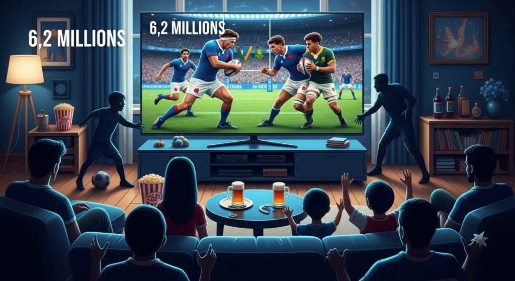 Audiences TV Rugby : 6,2 Millions pour France-Afrique du Sud