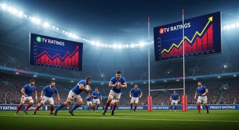 Audiences TV Rugby : TF1 Domine, M6 en Difficulté