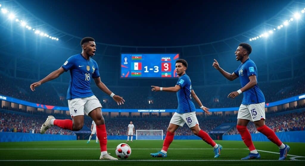 Azerbaïdjan-France 1-3 : Les Jeunes Bleus Brillent à Bakou