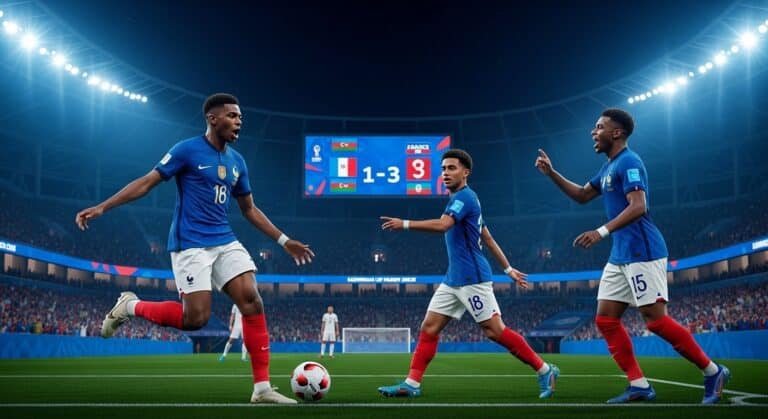 Azerbaïdjan-France 1-3 : Les Jeunes Bleus Brillent à Bakou