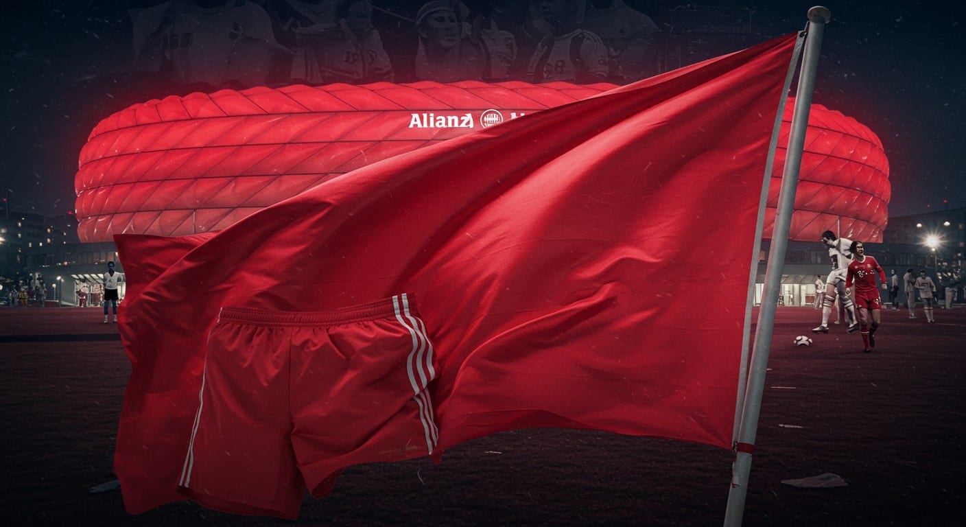 Découvrez l'histoire fascinante des maillots du Bayern Munich, du bleu originel au rouge iconique. Anecdotes, superstitions et victoires légendaires expliquées en détail.