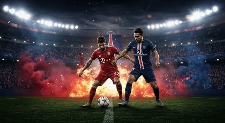 Bayern Munich vs PSG : Choc Explosif en Ligue des Champions