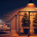 Bébé de 10 Mois Dormant Près de Plants de Cannabis à Lyon