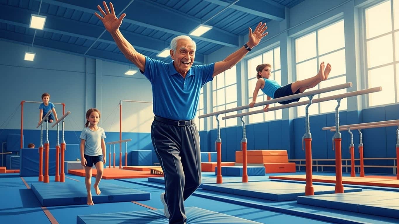 À 80 ans, Bernard Farjat, icône de la gymnastique à Champigny, n'abandonne pas sa salle. Découvrez son parcours inspirant et la cérémonie émouvante qui l'honore bientôt.