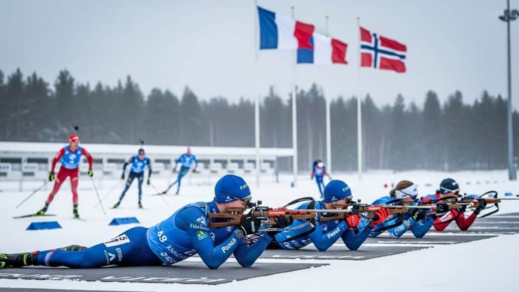Biathlon Östersund : Les Bleus 2e du Relais Hommes derrière la Norvège