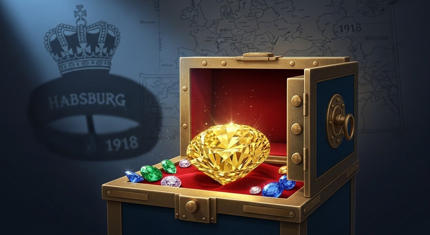 Découvrez l'incroyable réapparition des joyaux impériaux autrichiens, dont le diamant Florentin de 137 carats, dans un coffre québécois. Un trésor disparu en 1918 refait surface !