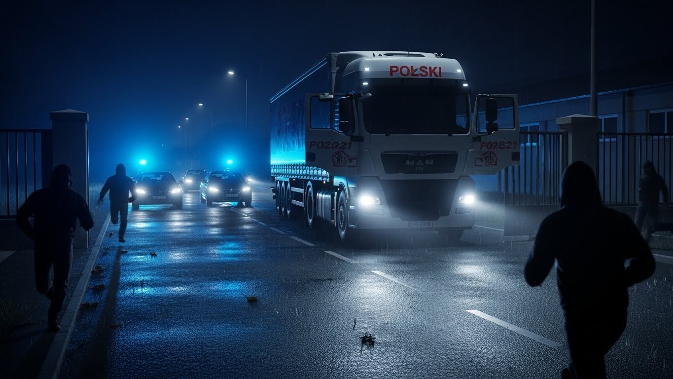 Hier soir à Carrières-sur-Seine, un chauffeur de camion polonais abandonne sa cargaison de cartouches de cigarettes face à dix braqueurs armés. Une tentative spectaculaire qui tourne court...
