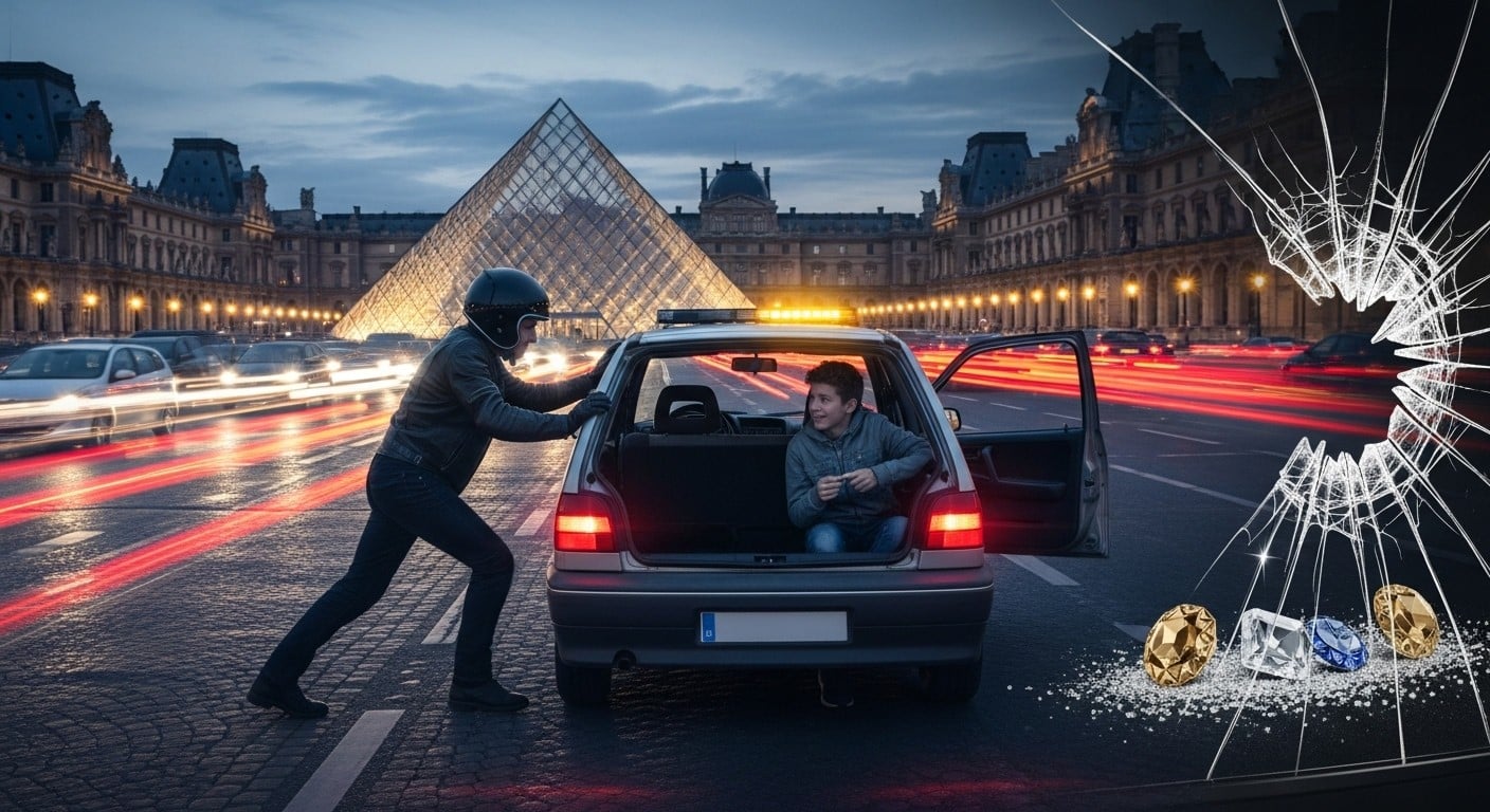 Découvrez le témoignage choc d'un automobiliste aidé par un braqueur du Louvre sur le périphérique. Gentillesse ou façade ? Plongez dans cette affaire intrigante de vol de bijoux.
