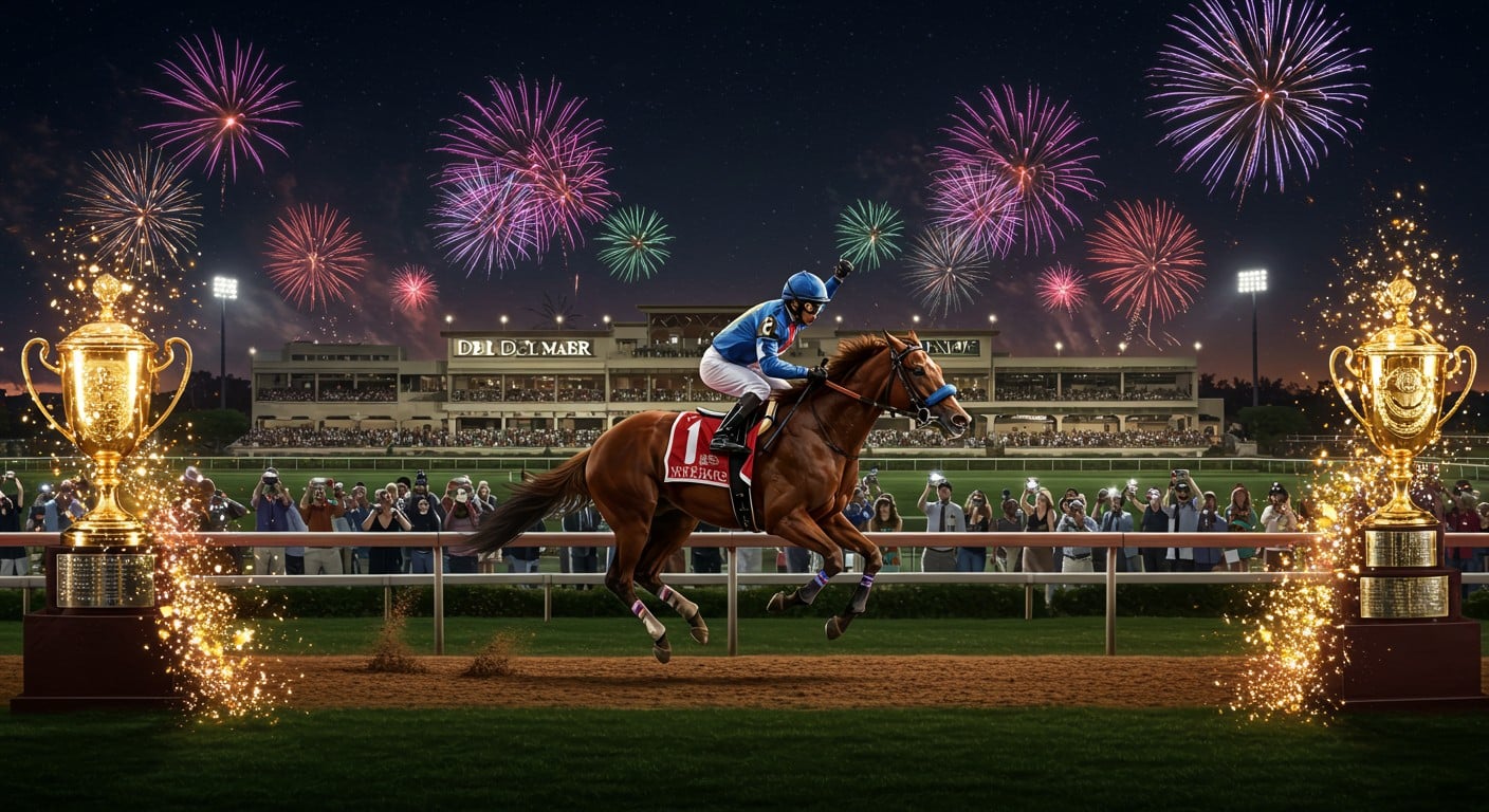 Découvrez les moments forts de la Breeders’ Cup 2025 à Del Mar : triomphes européens, records battus et adieux émouvants. Une édition riche en surprises et en gloire hippique !