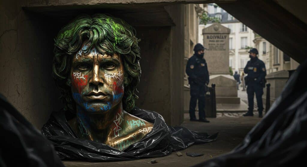 Buste Jim Morrison Retrouvé 37 Ans Après Vol