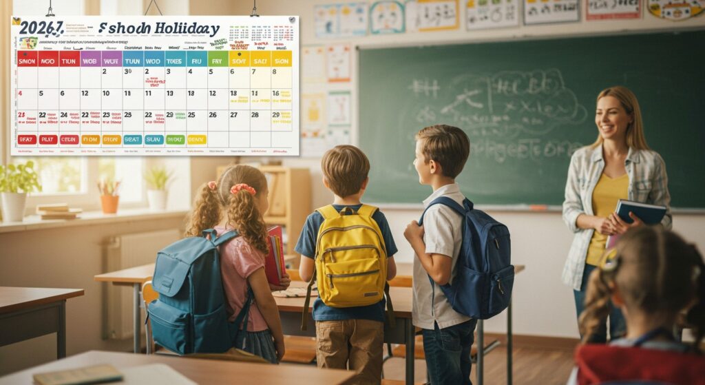 Calendrier Vacances Scolaires 2026-2027
