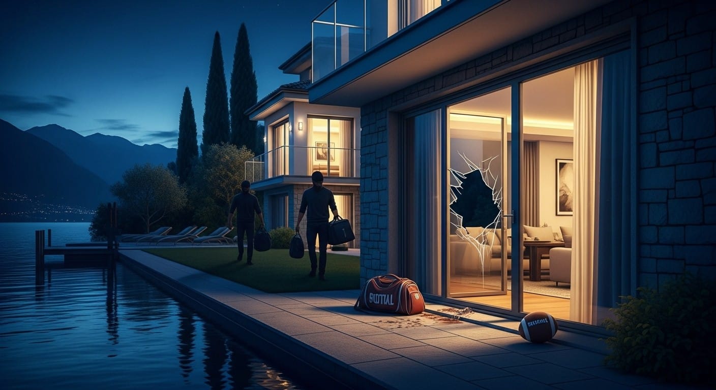 Jamie Vardy, l’ex-star de Leicester, s’est fait cambrioler sa villa au lac de Garde pendant qu’il jouait avec Cremonese. Montres, bijoux, cash… Un butin de 100 000 €. Découvrez pourquoi les footballeurs sont des cibles privilégiées.