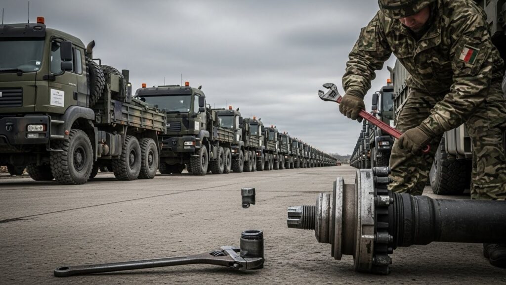 Camions Militaires Britanniques Recallés : 6000 Véhicules Cloués au Sol