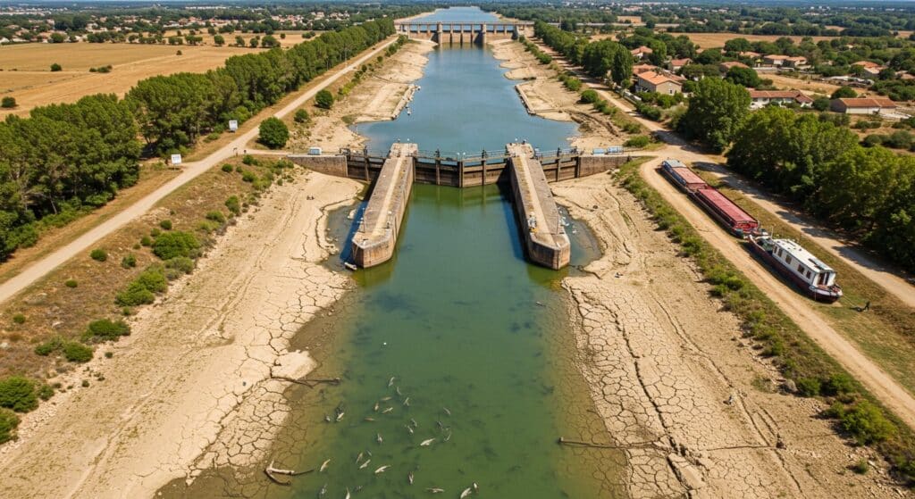 Canal du Midi : Écluses Fermées pour Sécheresse