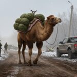 Chameaux au Front en Ukraine : Stratégie Russe