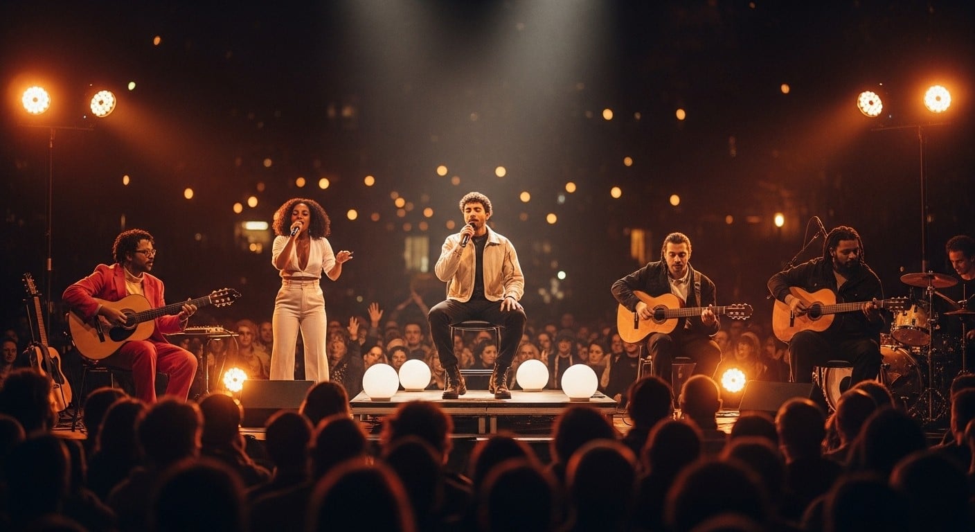 Découvrez Charlotte Cardin en concert intime à l'Hyper Weekend Festival de Radio France en janvier 2026. Programmation éclectique avec Ronisia, Keren Ann et plus. Infos et pépites musicales !