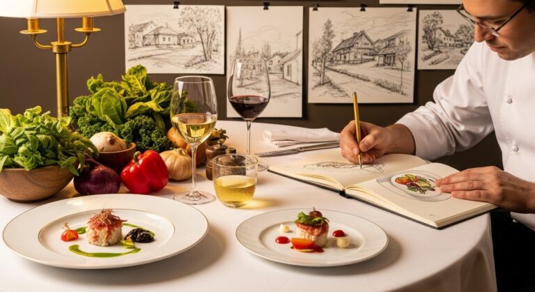 Chefs Artistes : Du Crayon à l’Assiette Gourmande