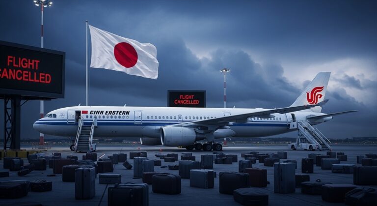 Chine-Japon : 500 000 Billets d’Avion Annulés à Cause de Taïwan