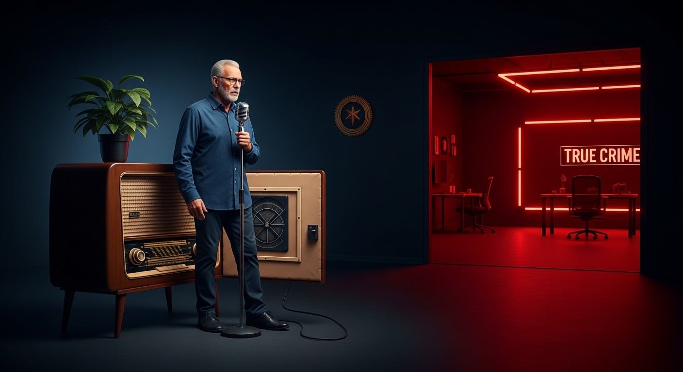 Découvrez pourquoi Christophe Hondelatte claque la porte d'Europe 1 après 9 ans et lance « 100 % Hondelatte », son nouveau podcast criminel 100 % indépendant dès janvier.