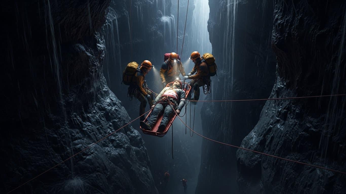 Découvrez le sauvetage incroyable d’un spéléologue tombé à 120 mètres dans les Bauges (Savoie). 11 heures d’angoisse, une double fracture du bassin et une opération XXL. Récit complet.