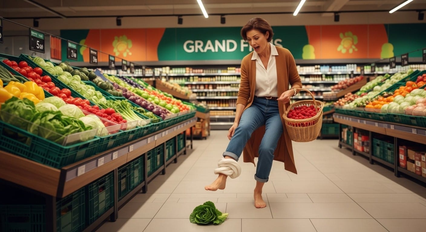 Découvrez l'histoire incroyable d'une femme de 40 ans qui glisse sur une feuille de salade en supermarché et engage un litige avec Grand Frais. Justice, blessures, enjeux : tout révélé !