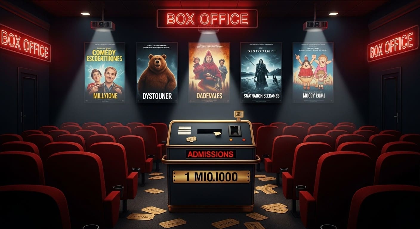 Découvrez pourquoi seulement cinq films français ont dépassé le million d'entrées en 2025. Analyse des succès, échecs et tendances qui secouent le box-office cette année.