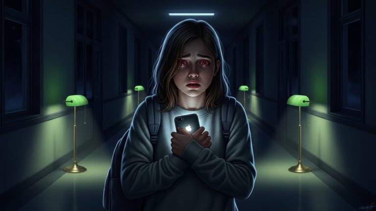 Collégienne Oubliée Toute une Nuit dans son Collège