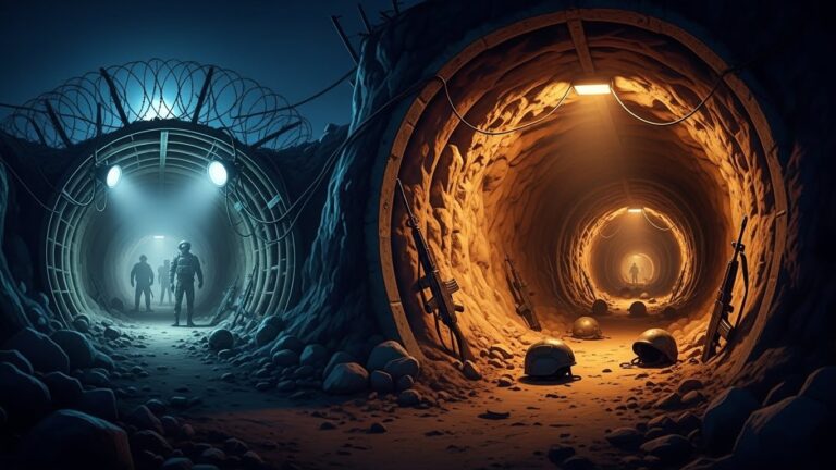 Combattants Hamas Bloqués dans Tunnels de Rafah