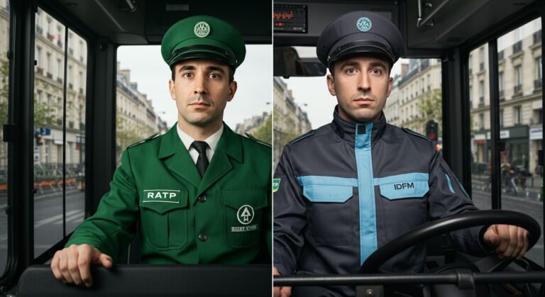 Conducteurs RATP Changent Uniforme IDFM