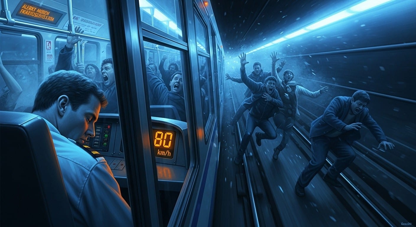 Découvrez l'incident choquant d'une conductrice de train s'endormant à 80 km/h à San Francisco, causant panique et blessures. Analyse complète des faits et implications.