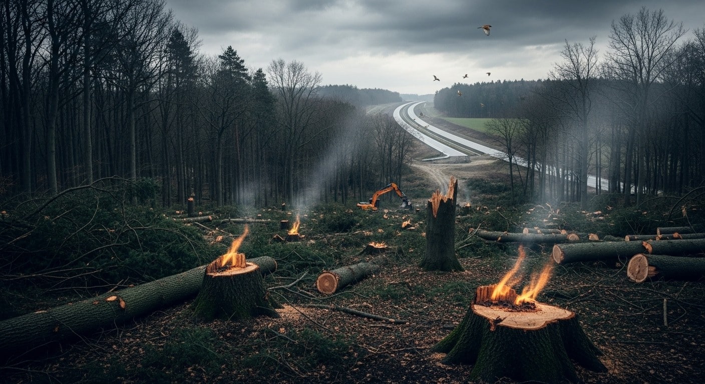 Découvrez pourquoi un tronçon de 6,5 km à 132 millions d’euros fait scandale en Haute-Vienne : déboisement massif, avis défavorable ignoré et sécurité invoquée. La bataille est lancée.