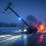 Coupures Électricité Eure : Verglas et Accidents Font 300 Foyers dans le Noir