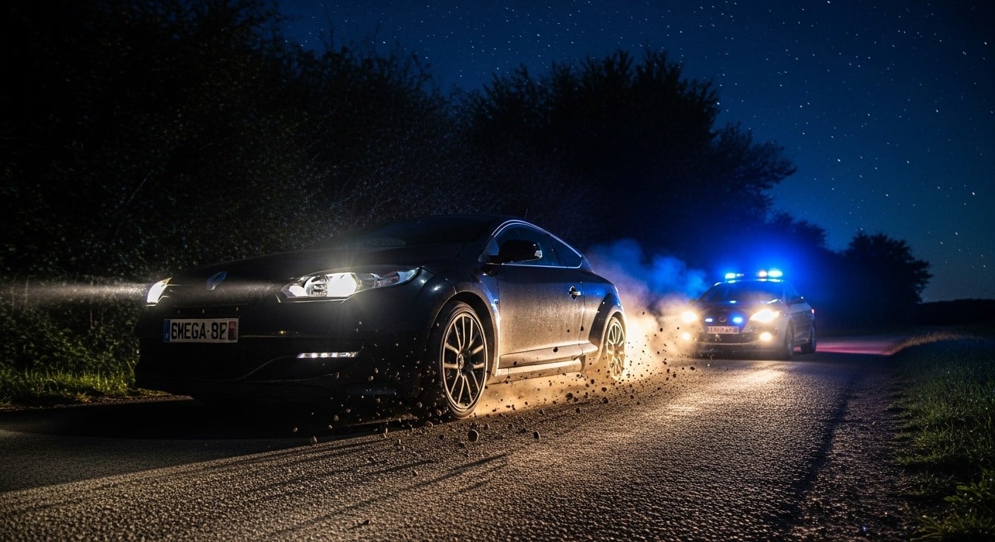 Découvrez le récit haletant d’une course-poursuite de 21 minutes dans les Yvelines : 130 km/h en zone 30, champs traversés, refus d’obtempérer… Jusqu’à l’interpellation musclée de deux hommes.