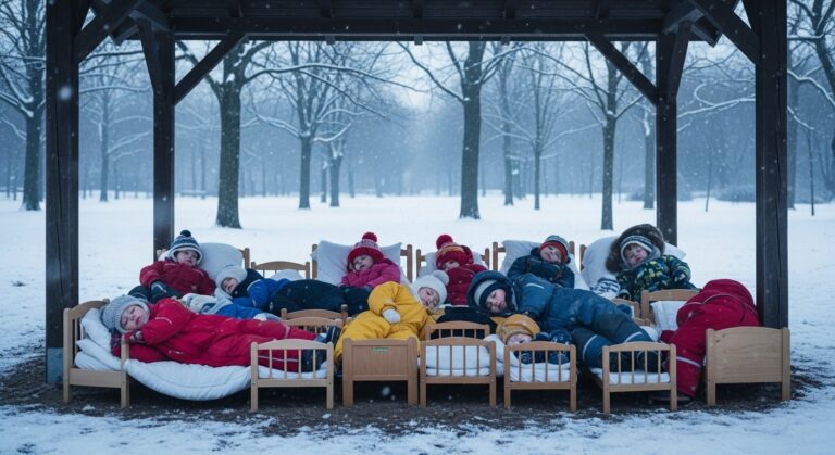 Crèche en Plein Air à Lyon : La Révolution des Siestes dehors