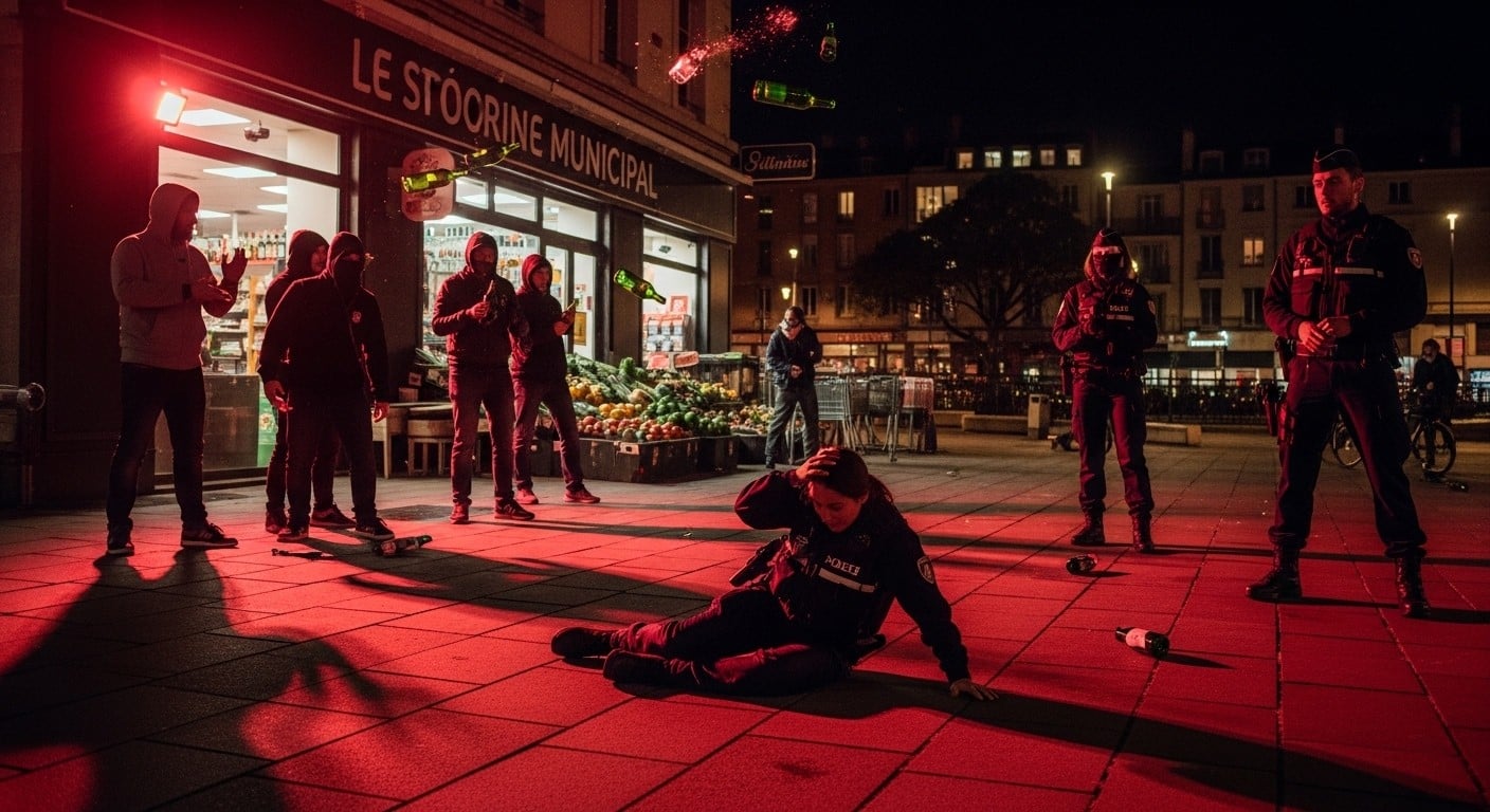 Découvrez l'agression violente à Creil : un homme condamné à 2 ans de prison pour avoir blessé une policière avec des bouteilles en verre. Détails choc et analyse.