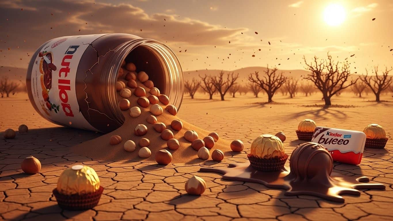 La pire récolte de noisettes depuis 50 ans en Turquie menace Nutella, Kinder et Ferrero Rocher. Prix en hausse, bras de fer avec les producteurs : tout ce qu’il faut savoir sur cette crise qui va toucher votre petit-déjeuner.