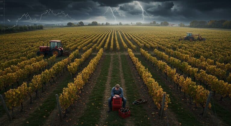 Crise Vignoble Bordelais : Surproduction et Déclin