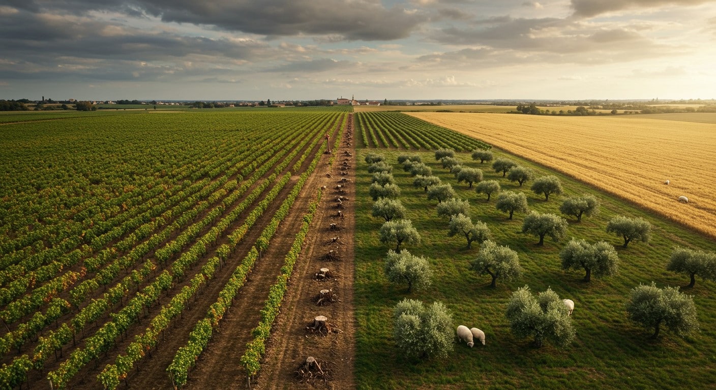 Découvrez le douloureux chemin de reconversion des vignerons bordelais face à la crise. Arrachage des vignes, diversification agricole : un avenir incertain loin du vin. Lisez pour comprendre les enjeux.