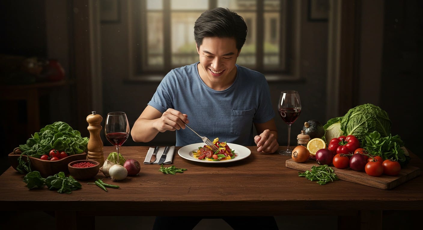 Découvrez comment la cuisine solo devient un vrai plaisir personnel. Recettes pour une personne, astuces et témoignages pour se régaler seul sans attendre !