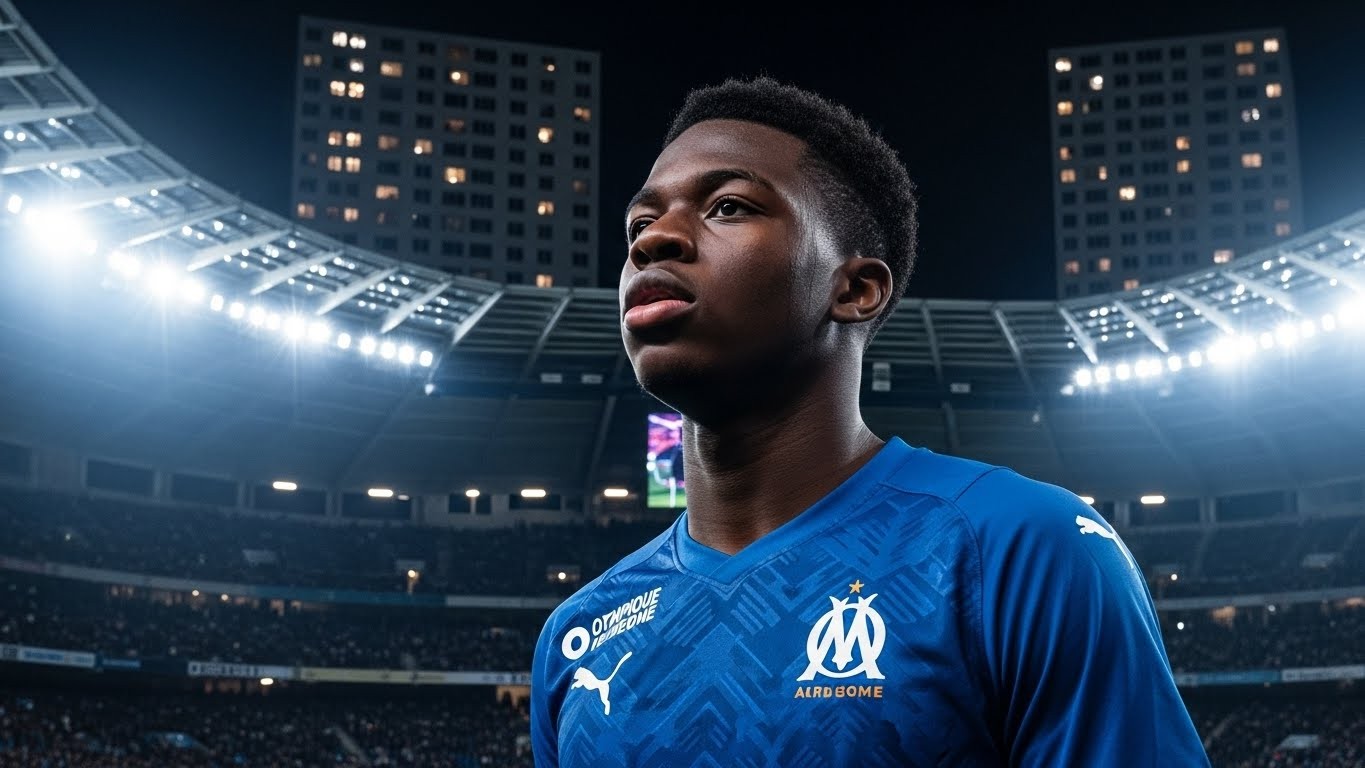 À seulement 17 ans, Darryl Bakola a vécu sa première titularisation avec l’OM face à Newcastle. Retour sur l’explosion de ce jeune milieu formé à Asnières qui fait vibrer tout un quartier.